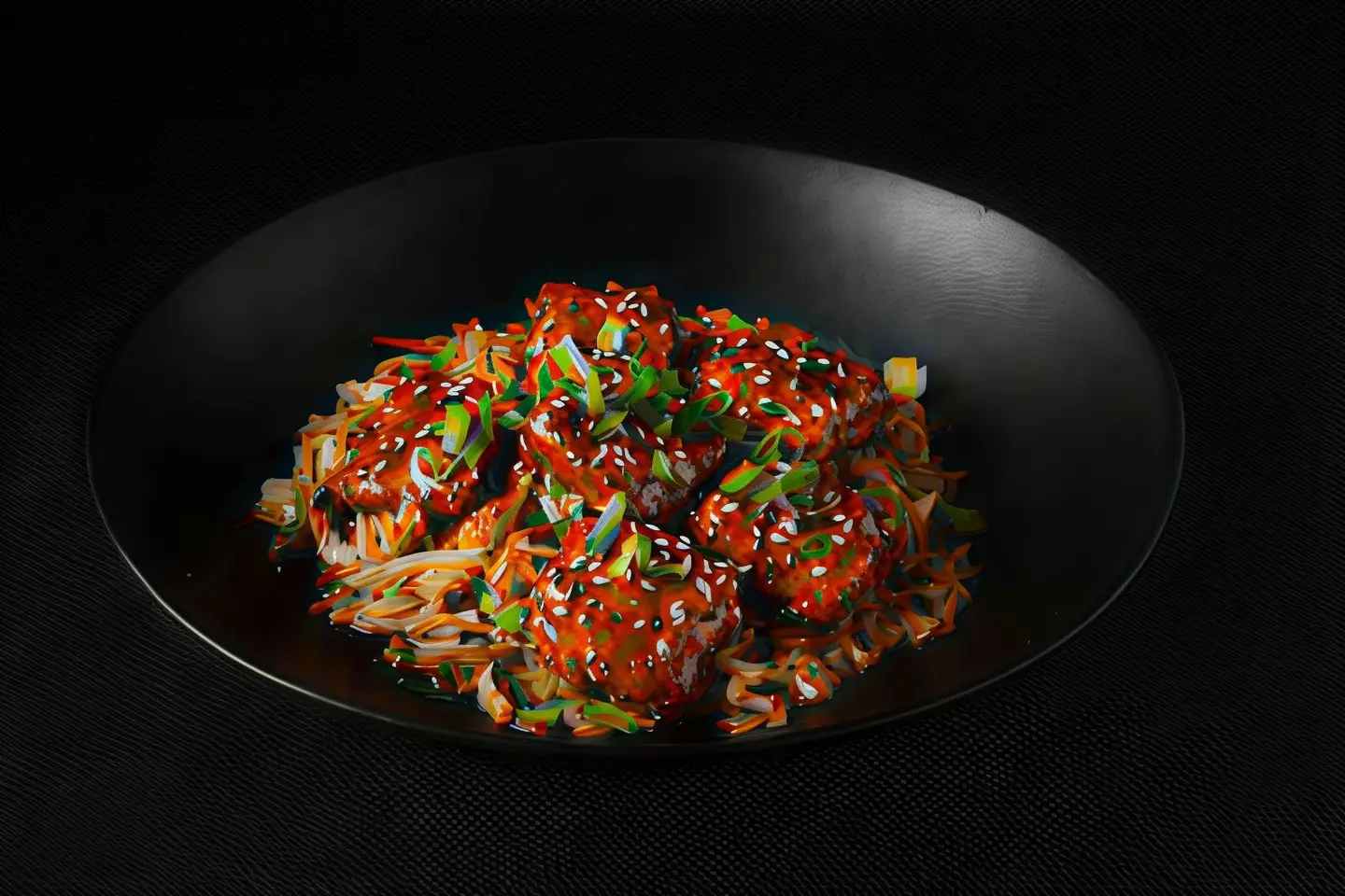 Rice Volcano Chicken Buffalo