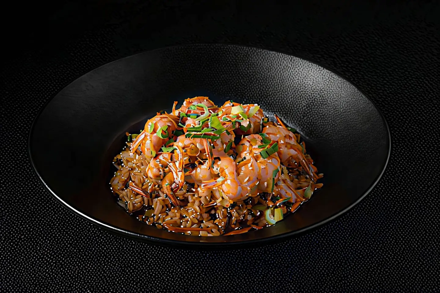 Rice Volcano Shrimp Dynamite
